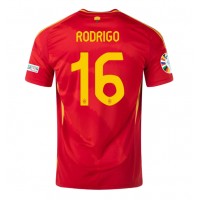 Spanien Rodri Hernandez #16 Heimtrikot EM 2024 Kurzarm